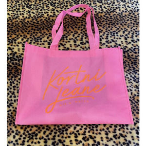 Kortni Jeane Tote Reusable Bag Pink Swim Suit Bag 16x12 Q2